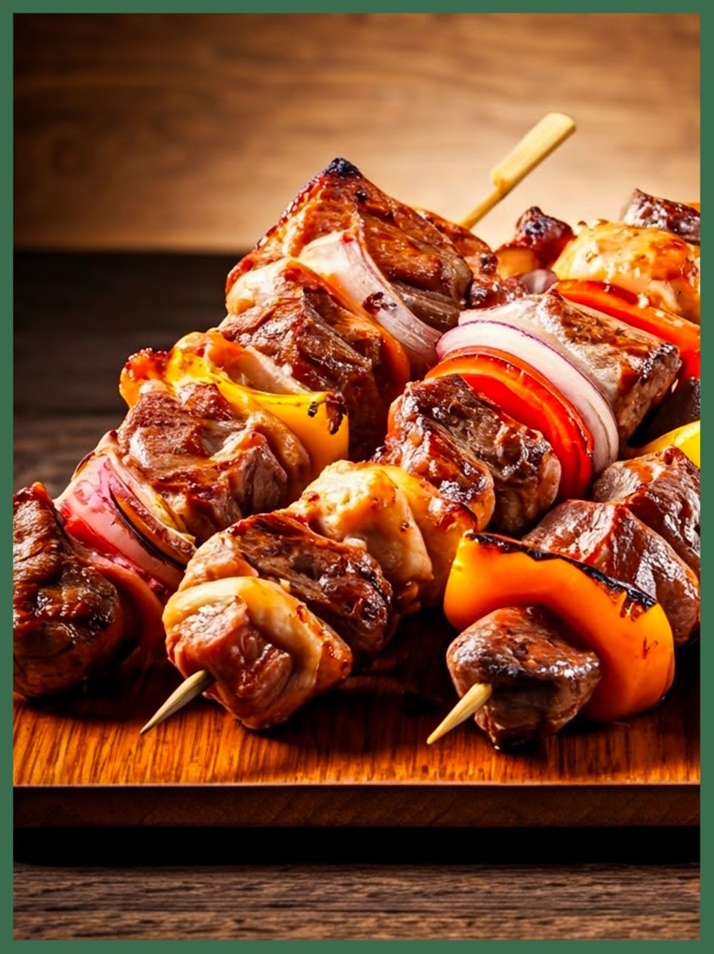 O espetinho misto é perfeito para seu churrasco!